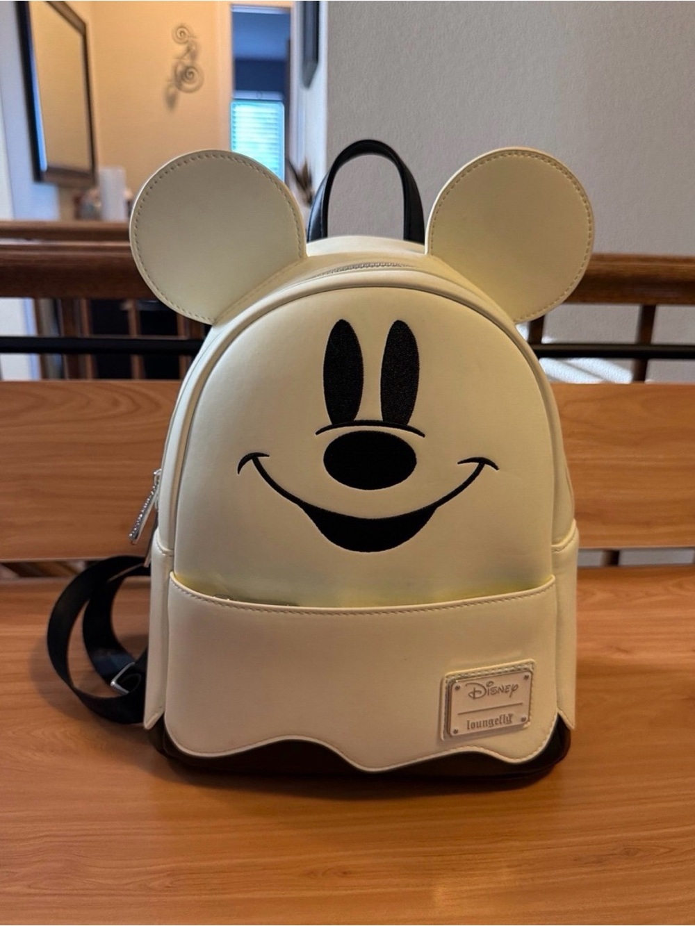 Disney Loungefly glow in the dark ghost Mickey Mouse Backpack